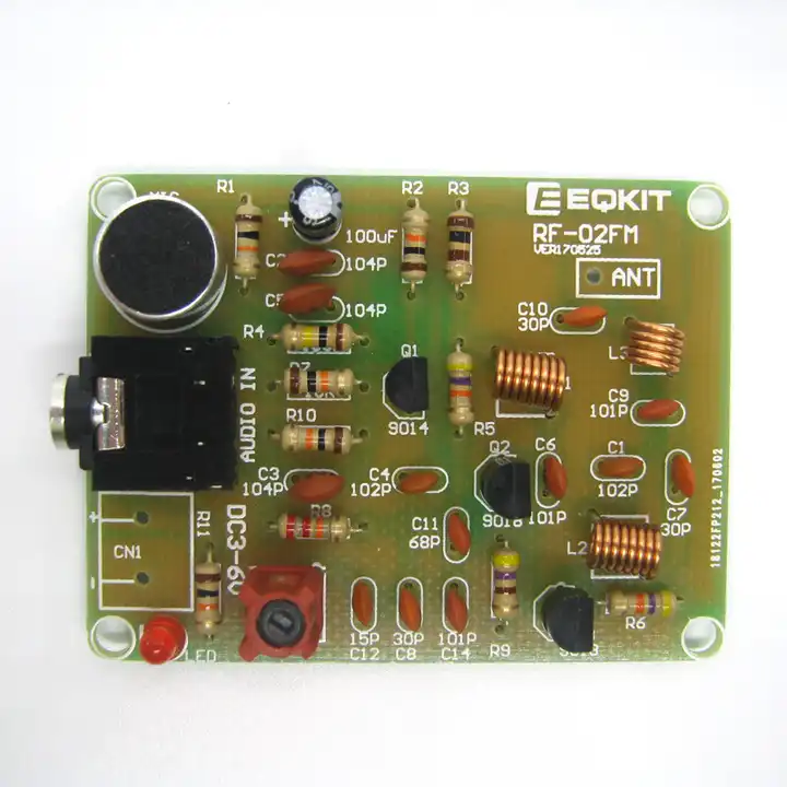 <h3>لتقوم بها بنفسك تيار مستمر 3-6 فولت FM وحدة الارسال اللاسلكي أطقم تعديل التردد 88-108 ميجا هرتز</h3>