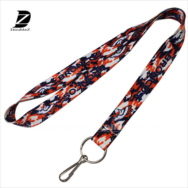 High Quality Custom logo Heated Transfer Lanyard Wholesale Image 3