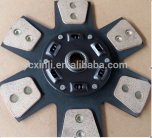 Disco de Carreras de Cerámica con Resorte CD1116CB6 6-PUCK (9-7/8\", 23 Estrías) Compatible con FORD EXPLORER 4.0L V6 - Product Image 1