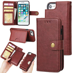 Pour <span class=keywords><strong>iPhone</strong></span> 7 cas <span class=keywords><strong>vente</strong></span> chaude coloré téléphone cover étui en cuir souple pour i7 plus - Product Image 2