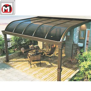 Tempered insulated glass sun room aluminum glass green house
