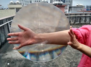 Lente de <span class=keywords><strong>Fresnel</strong></span> óptica de acrílico grande 200mm de diámetro y 150mm de longitud focal - Product Image 2