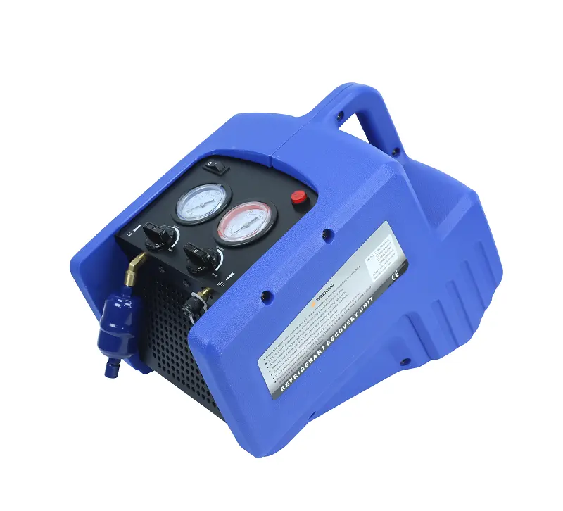 Auto Portable Refrigerant Recovery Recycling Machine/Unit car air condition service machine recharger tools for R32