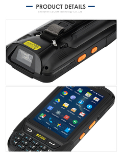 4G dejó pantalla táctil móvil robusto Industrial Android código Qr de mano Laser Barcode Scanner <span class=keywords><strong>PDA</strong></span> NFC RFID lector de - Product Image 6