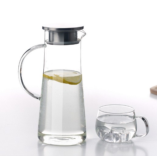 Beverage Pitcher Coffee Water Jug Top grade glass Pitcher Clear Heatproof Glass Water Pot