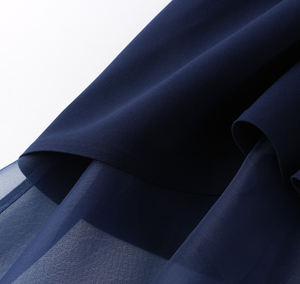 2018 el último diseño llano de <span class=keywords><strong>la</strong></span> gasa de <span class=keywords><strong>la</strong></span> manera Vestido de manga corta - Product Image 6