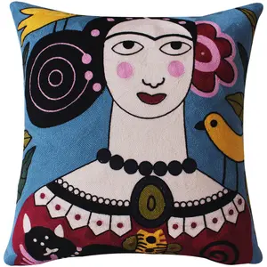 Gia Đình giá xuất xưởng Trang Trí đầy đủ thêu picasso cushion cover