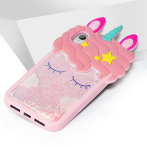 2018 Hot Liquid quicksand copertura del telefono 3D unicorn molle della cassa del <span class=keywords><strong>silicone</strong></span> per il iphone XR - Product Image 2
