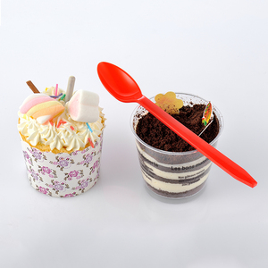 Muỗng Cán Dài Bằng Nhựa 3.6G Muỗng Nhựa Dùng Một Lần Muỗng Trộn Đồ Uống Bánh Tráng Miệng - Product Image 5