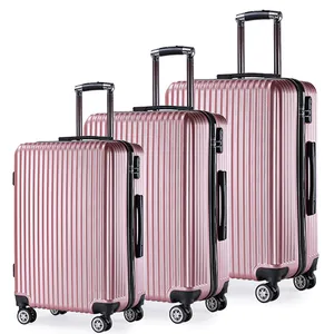 Hoge Kwaliteit 3Pcs 20 "24" 28 "360 Graden Reizen Koffer Bagage Tas Sets Kar Bagage Sets