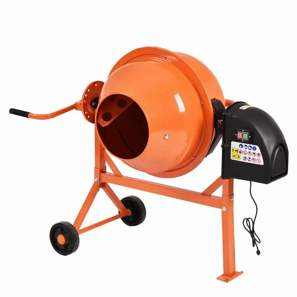 Portable Electric Concrete Cement Mixer Stucco Mortar