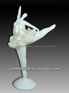 tribunal de diseño elegante y bailarinas de ballet estatuilla de resina adornos de angel damas de grasa - Product Image 1