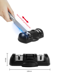 <span class=keywords><strong>Pierre</strong></span> à <span class=keywords><strong>Aiguiser</strong></span> pour Ustensiles de Cuisine, Aiguiseur de Couteaux en Céramique à Double Roue pour Outils de Cuisine - Product Image 3