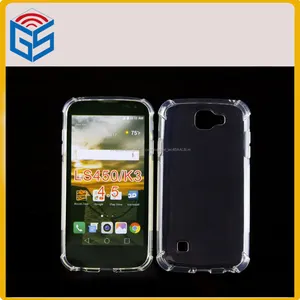 Anti-thả Full sạch da mềm TPU Điện thoại bảo vệ Back Cover Trường hợp Đối với LG K3 4G LS 450 cho LG LS450