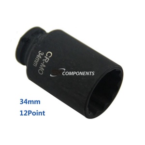 30mm 32mm 34mm 36mm 1/2 "Dr 12 điểm tác động ổ cắm trục chính trục Nut ổ cắm Hub trục hạt loại bỏ cài đặt công cụ 36mm ổ cắm - Product Image 4