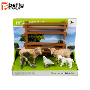 Thực Tế Trang Trại Động Vật Bộ Nhựa Cừu Mô Hình Đồ Chơi - Product Image 2