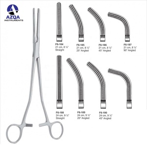 Pinzas Hemostáticas Quirúrgicas Dentales y Veterinarias de Acero Inoxidable Halsted Rectas y Curvas Parametrium - Product Image 1