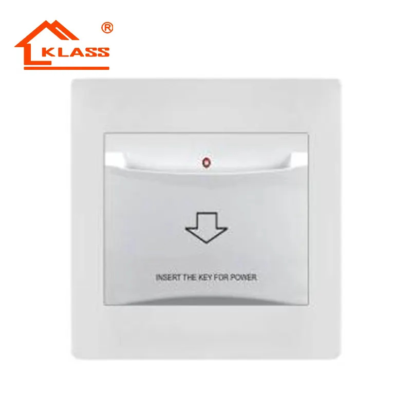 UK standard Insert card for Energy Saver For Hotel mifare Insert Key Card Energy Saving Switch