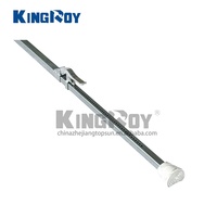 Barre de contrôle de cargaison carrée en acier de 1881 mm à 2934 mm, barre de verrouillage de charge à cliquet pour conteneur, stabilisateur de cargaison