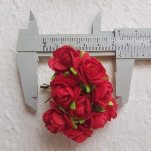 Conjunto de rosas de papel de morera hechas a mano, decoración para álbum de recortes artesanal, 100 cm, Top, 1,5 Uds. - Product Image 5
