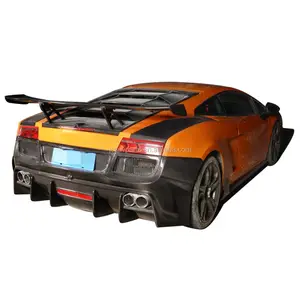 פחמן D סגנון תא מטען ספוילר כנף למבורגיני Gallardo LP550 LP560 LP570 08-12