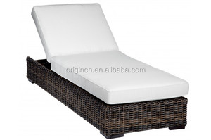 Meubles d'extérieur <span class=keywords><strong>de</strong></span> jardin simples <span class=keywords><strong>de</strong></span> couleur antique lits <span class=keywords><strong>de</strong></span> jour en osier en rotin imperméables pour bronzer - Product Image 2