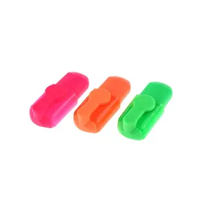 Ucuz fiyat kaliteli renkli klasik küçük işaretleyici floresan mini çizim highlighters