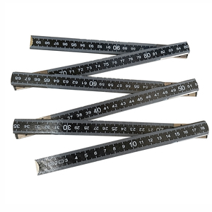 2m /1m règle <span class=keywords><strong>de</strong></span> compteur pliante en bois noir - Product Image 2