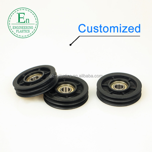 Custom <span class=keywords><strong>OEM</strong></span> iniezione di plastica Ertalon Nylon pulegge Sheaves parti di trasmissione di potenza con puleggia in plastica personalizzata