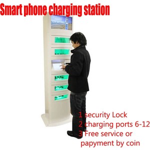 Estación de carga del teléfono celular con pago de monedas de pago de tarjetas de crédito quiosco - Product Image 2