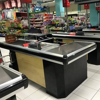 Caisse enregistreuse de supermarché la plus populaire, équipement de stand de caisse enregistreuse à vendre