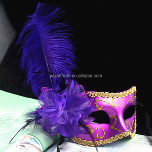 Masque en plumes de <span class=keywords><strong>Venise</strong></span> personnalisé pour fête de <span class=keywords><strong>carnaval</strong></span> d'Halloween, vente en gros d'usine - Product Image 6