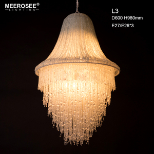 Meerosee lâmpada de iluminação de produto, pingente criativo estilo americano, vintage, lâmpada suspensa para sala de jantar md86010 - Product Image 3
