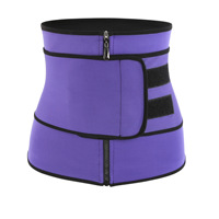 Pas cher Logo Personnalisé Réglable 4 Couleur Ceinture De Compression Femmes D'entraînement Minceur Ventre Néoprène taille formateur colombie