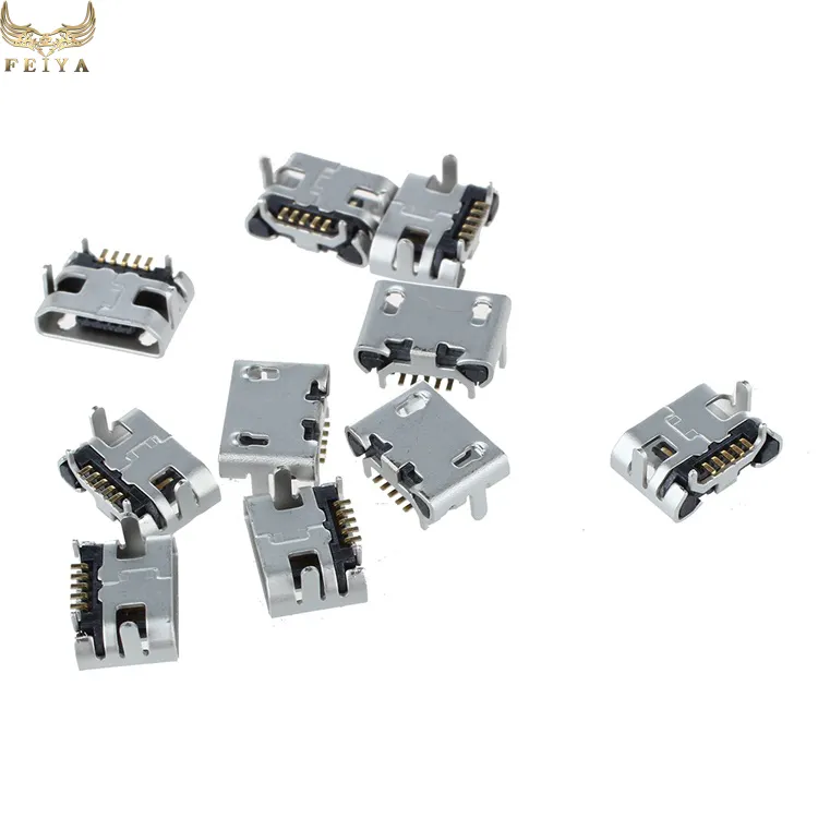 Micro usb b type SMD female/male 5 pin connector