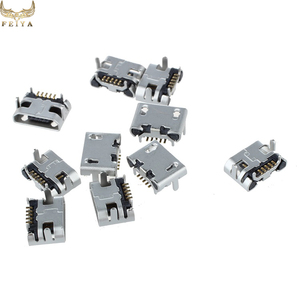 Lot De 12 Connecteurs Micro USB Type B SMD – Femelle 5 Broches 180° – Uxcell