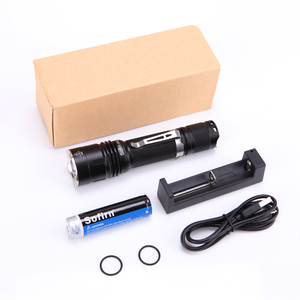 Bán Sỉ Đèn Pin <span class=keywords><strong>LED</strong></span> Chiến Thuật Đèn Pin Mạnh Mẽ XP-L-V6 1100lm 6 Chế Độ IPX8 Đèn Pin Chiến Thuật Tùy Chỉnh 18650 - Product Image 1