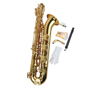 トーンEbゴールドラッカーバリトンサックスプロ楽器高グレード - Product Image 5