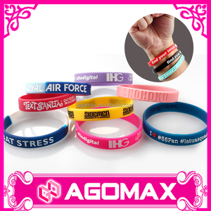 Pas cher personnalisé coloré drôle pour adidas <span class=keywords><strong>nike</strong></span> silicone bracelet - Product Image 1