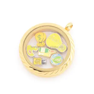 Golden fashion Money Purse floating charms for Floating Lockets