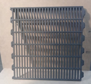 Plancher en fonte pour porcs, plancher en fonte 600*600mm, cage de mise bas pour truies, plancher en fonte ductile à lattes - Product Image 3