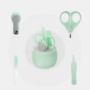 Kit de Cuidado para Bebés 4 en 1 Ecológico con Material ABS y <span class=keywords><strong>Set</strong></span> de Manicura/Pedicura de Acero Inoxidable (Rosa/Azul) - Product Image 2
