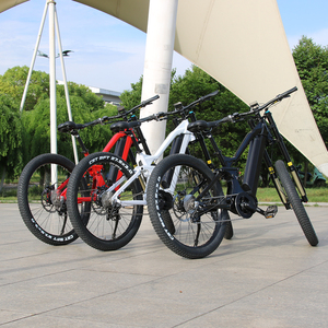 Enduro-vélo tout-terrain électrique ebike 48V, 1000W, entraînement central dans le pédalier, suspension complète, vtt, nouvelle collection - Product Image 5