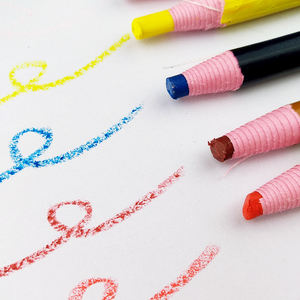 Nouveau crayon de cire coloré de crayon de coupe libre d'art standard 8000 - Product Image 3