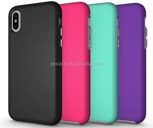 Wholesale protective rubber case hybrid phone case for iphone x