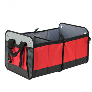 Wholesale durable 600D storage cargo portable auto back seat foldable trunk car organizer