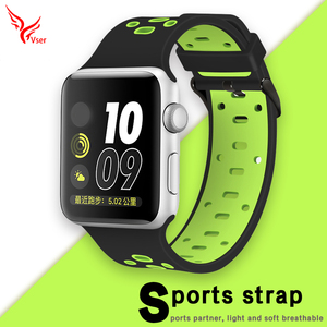 Multi color Correa 42mm 38mm deporte caucho de silicona banda de reloj <span class=keywords><strong>para</strong></span> <span class=keywords><strong>Apple</strong></span> <span class=keywords><strong>Watch</strong></span> - Product Image 1
