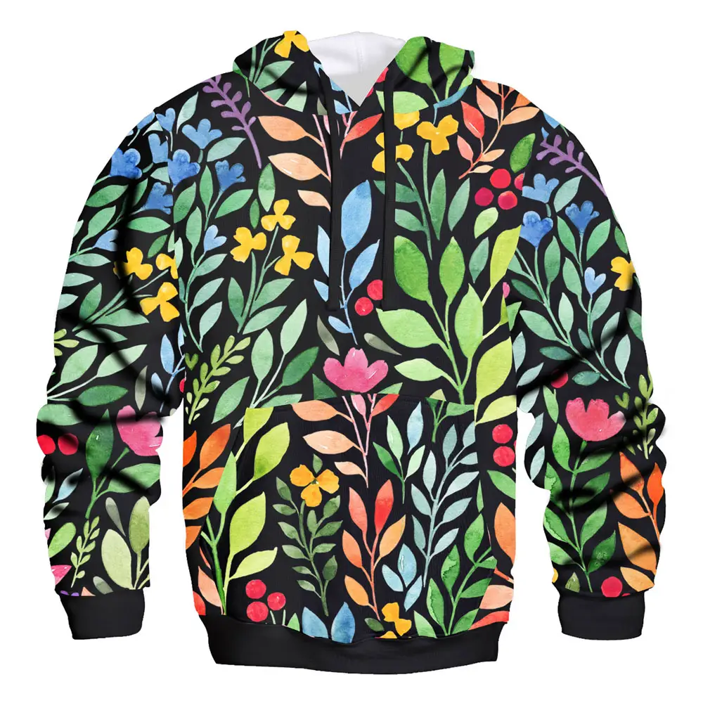 Full Print Custom Pullover Hoodie 100% Polyester Winter Autumn Clothes Full Sublimation Printing Real Factory