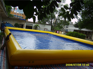 Grande <span class=keywords><strong>piscine</strong></span> gonflable de surface pour l'éveil de l'eau, bateau à pare-chocs avec une bâche en PVC de 0.9mm, meilleure qualité - Product Image 2