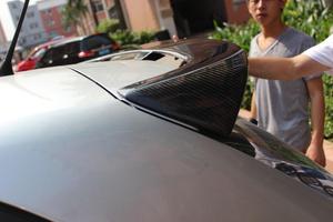 สปอยเลอร์หลังคาคาร์บอนไฟเบอร์สำหรับรถยนต์ Volkswagen <span class=keywords><strong>VW</strong></span> <span class=keywords><strong>POLO</strong></span> Hatchback ปี 2013-2017 สปอยเลอร์กระจก - Product Image 5